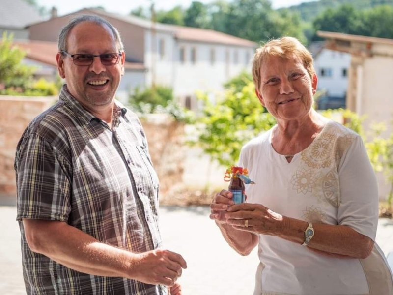 Begrüßung der Neuzugänge im Haus alma