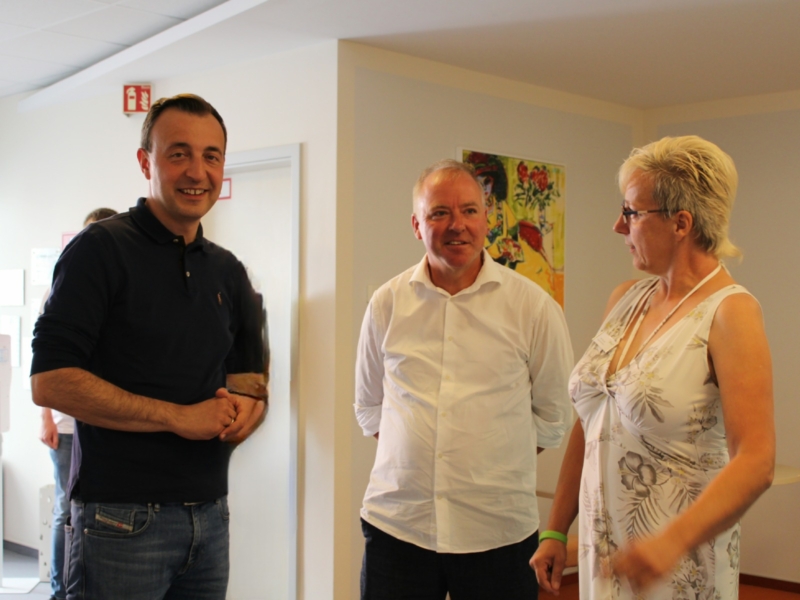 Hoher Besuch im Haus alma